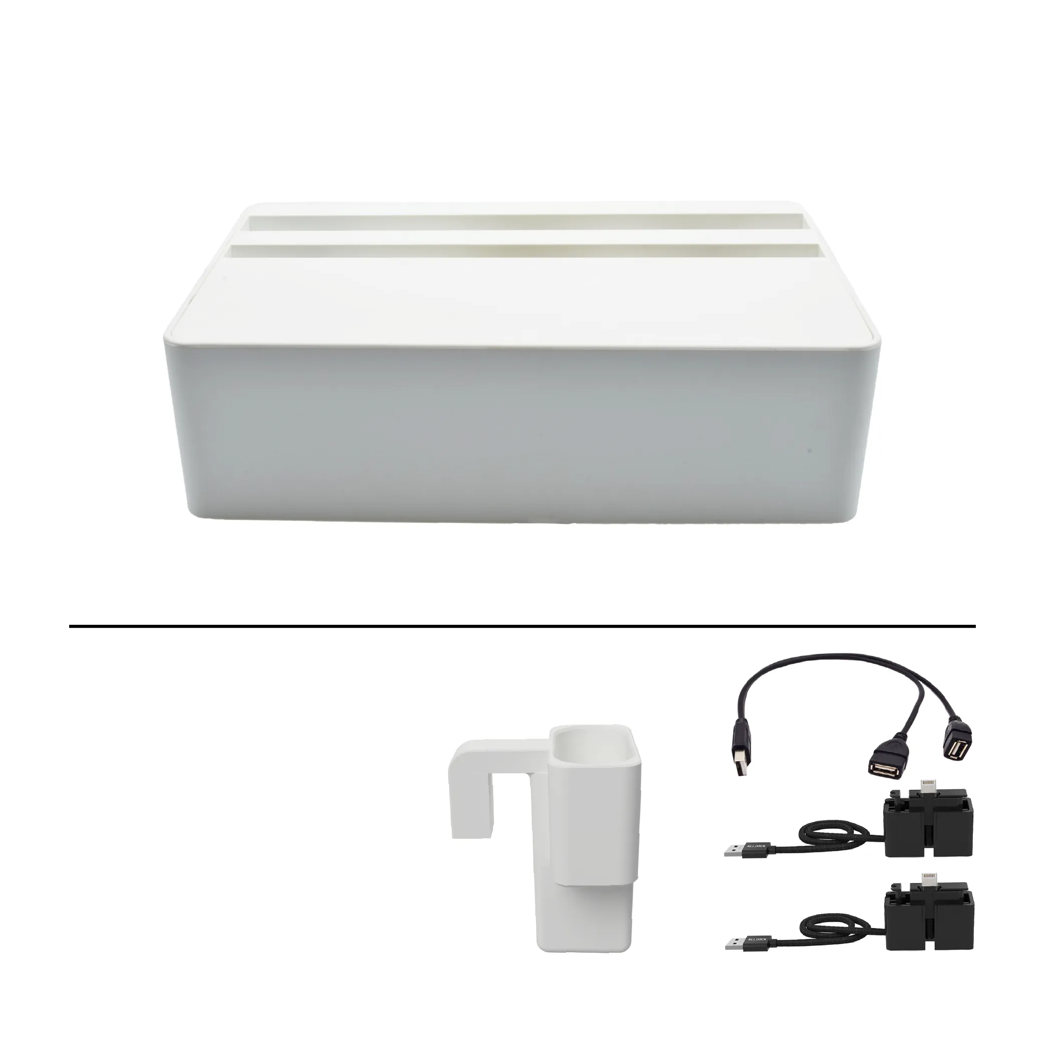 ALLDOCK Wireless White Apple Package