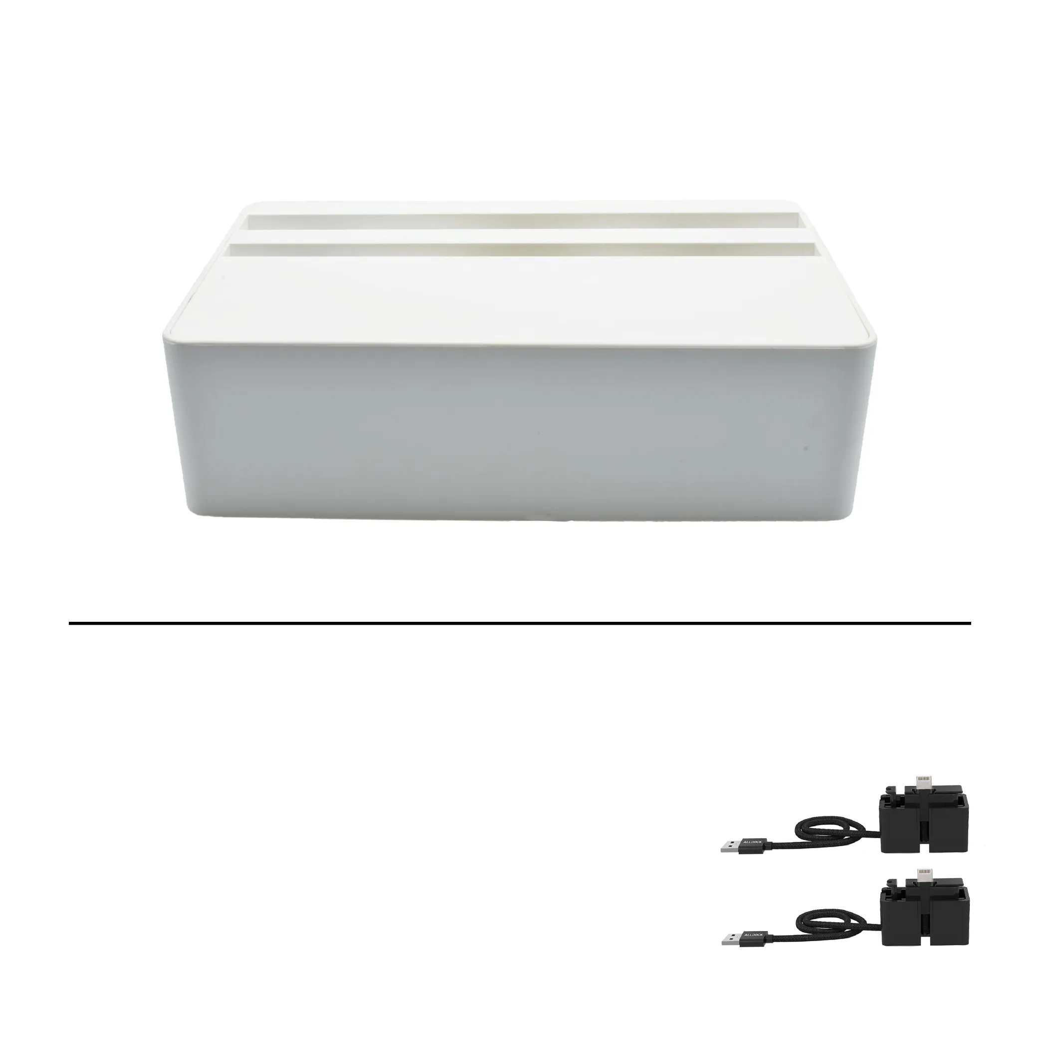 ALLDOCK Wireless White Apple Package