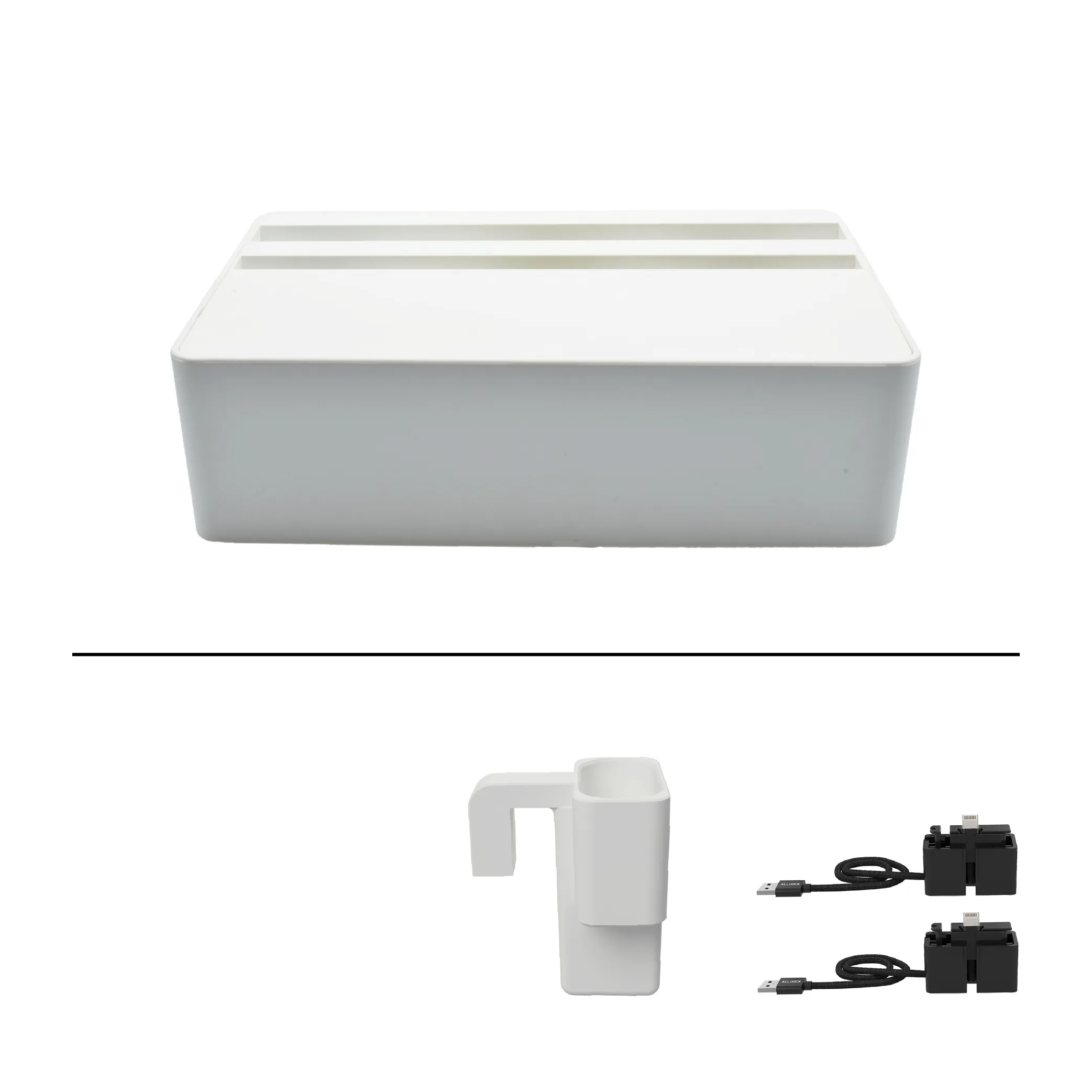 ALLDOCK Wireless White Apple Package