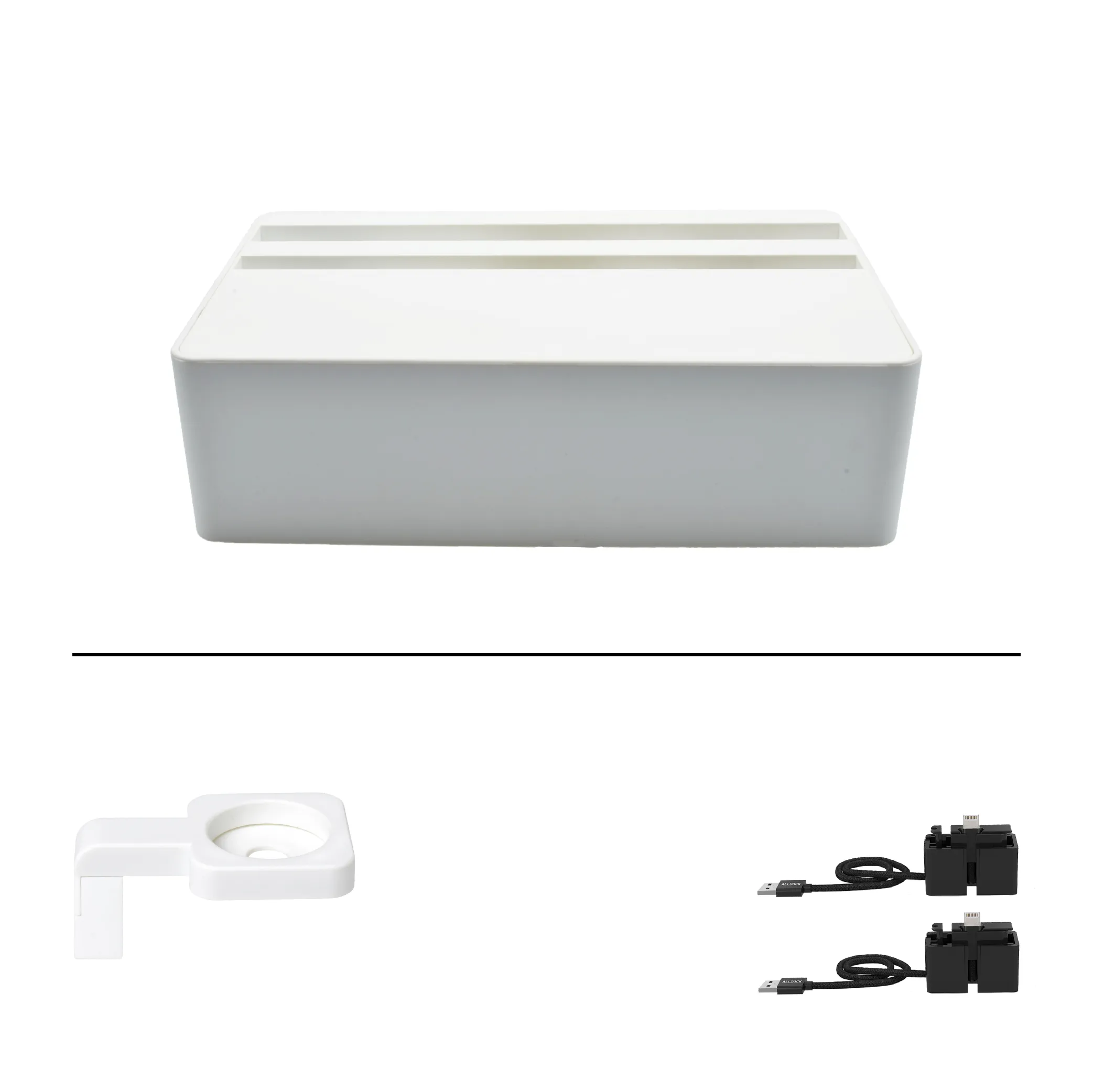 ALLDOCK Wireless White Apple Package