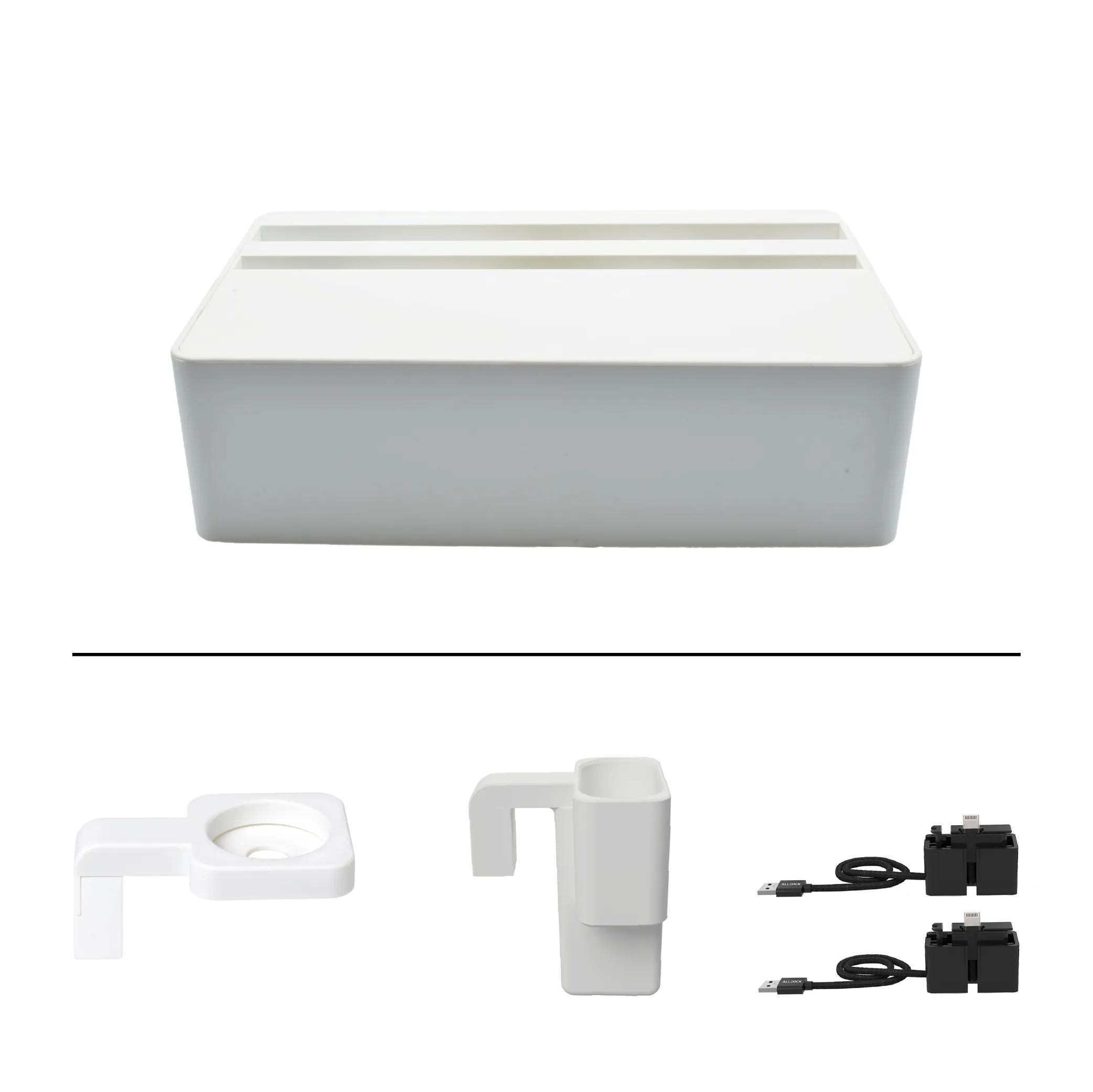 ALLDOCK Wireless White Apple Package
