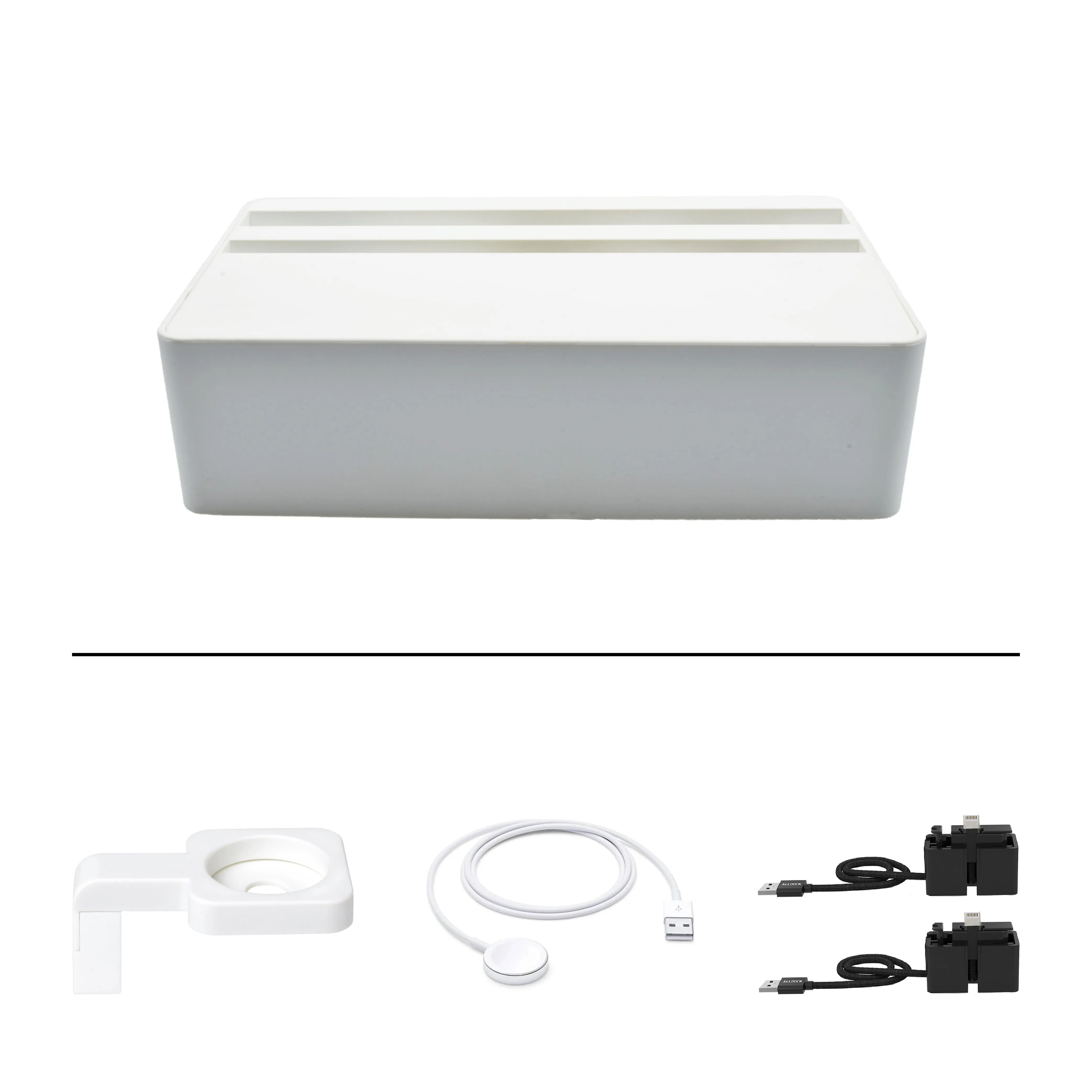 ALLDOCK Wireless White Apple Package