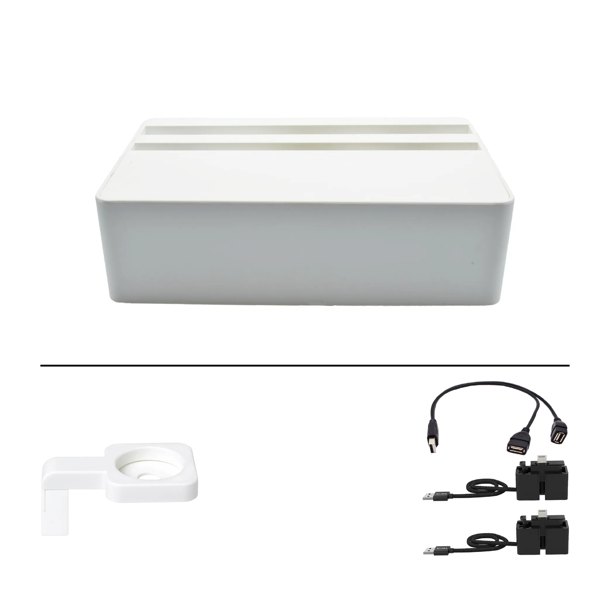 ALLDOCK Wireless White Apple Package