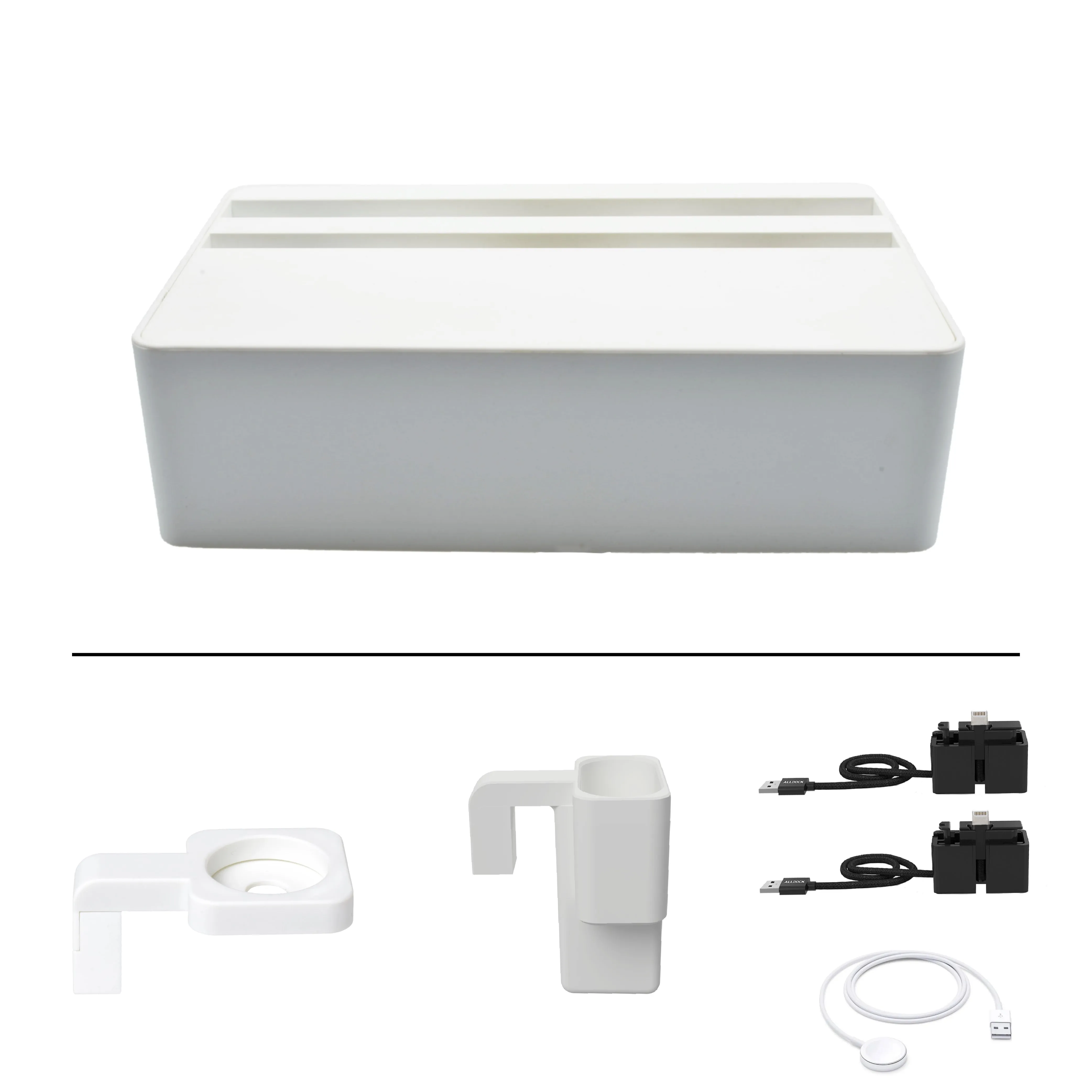ALLDOCK Wireless White Apple Package