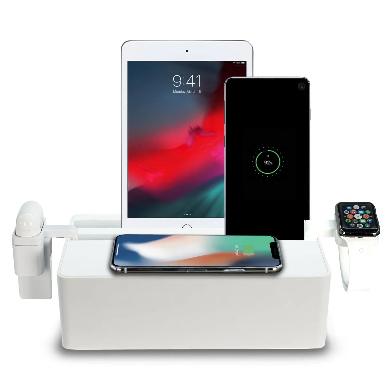 ALLDOCK Wireless White Apple Package