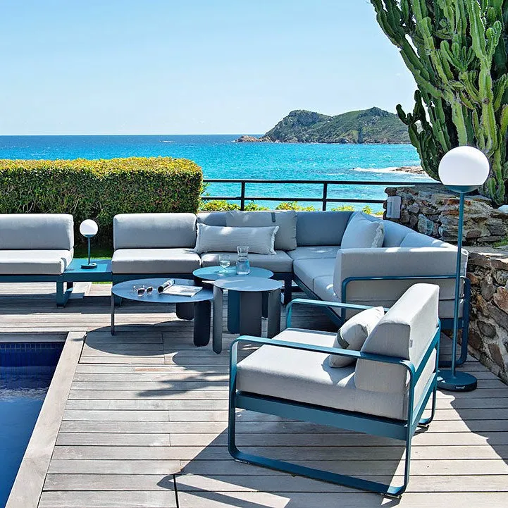 BELLEVIE ARMCHAIR-FLANNEL GREY CUSHION
