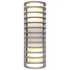 Bermuda Tall Outdoor LED Wall Mount Sconce, Satin