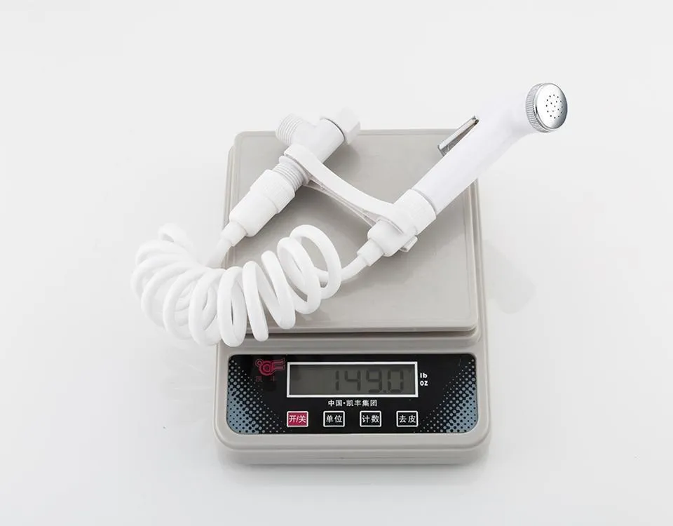 Bidet Faucet With Telephone Elastic Shower Hose Set