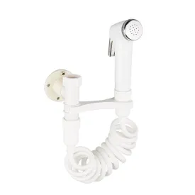 Bidet Faucet With Telephone Elastic Shower Hose Set