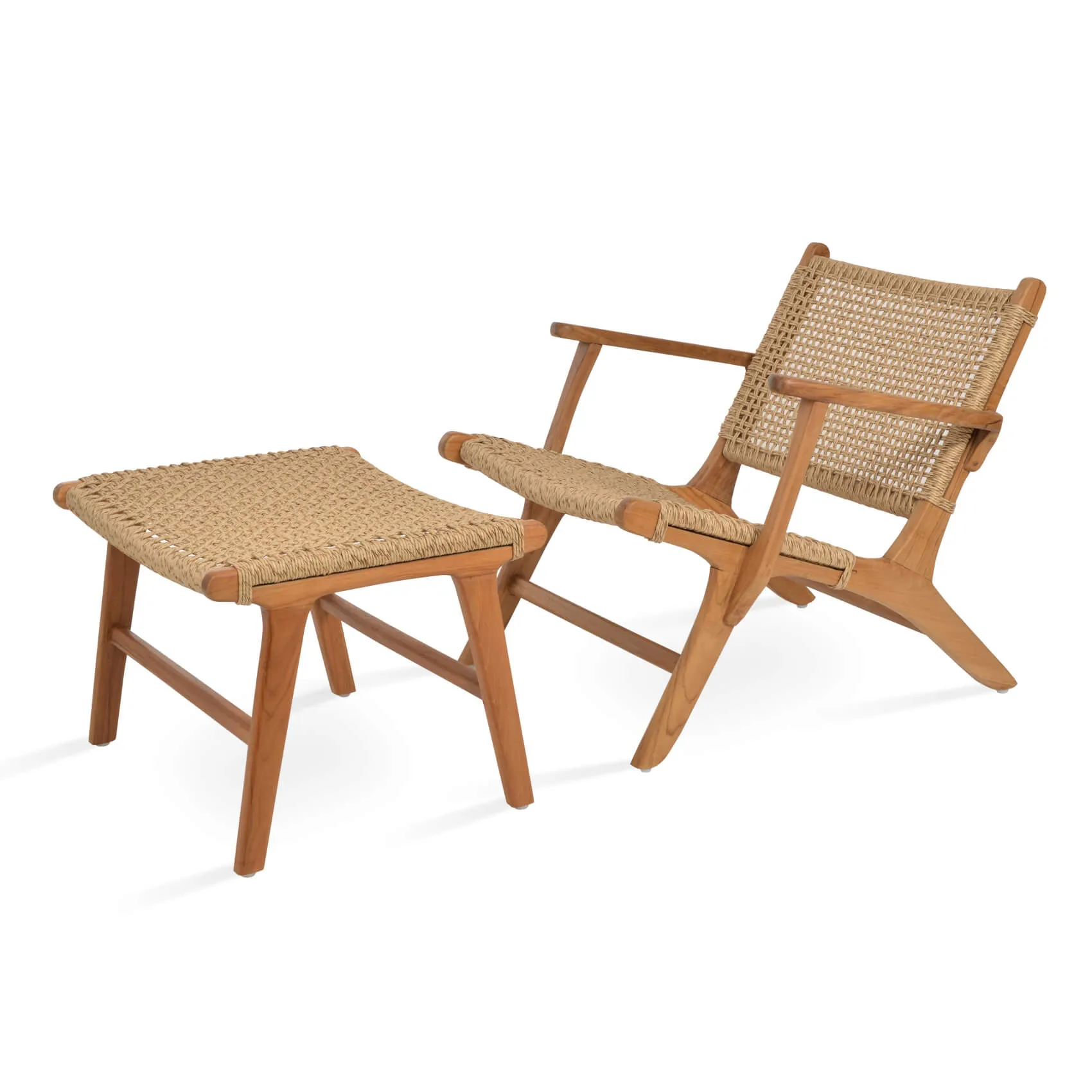 Calava Teak Ottoman - Indoor / Outdoor Ottoman by Soho Concept