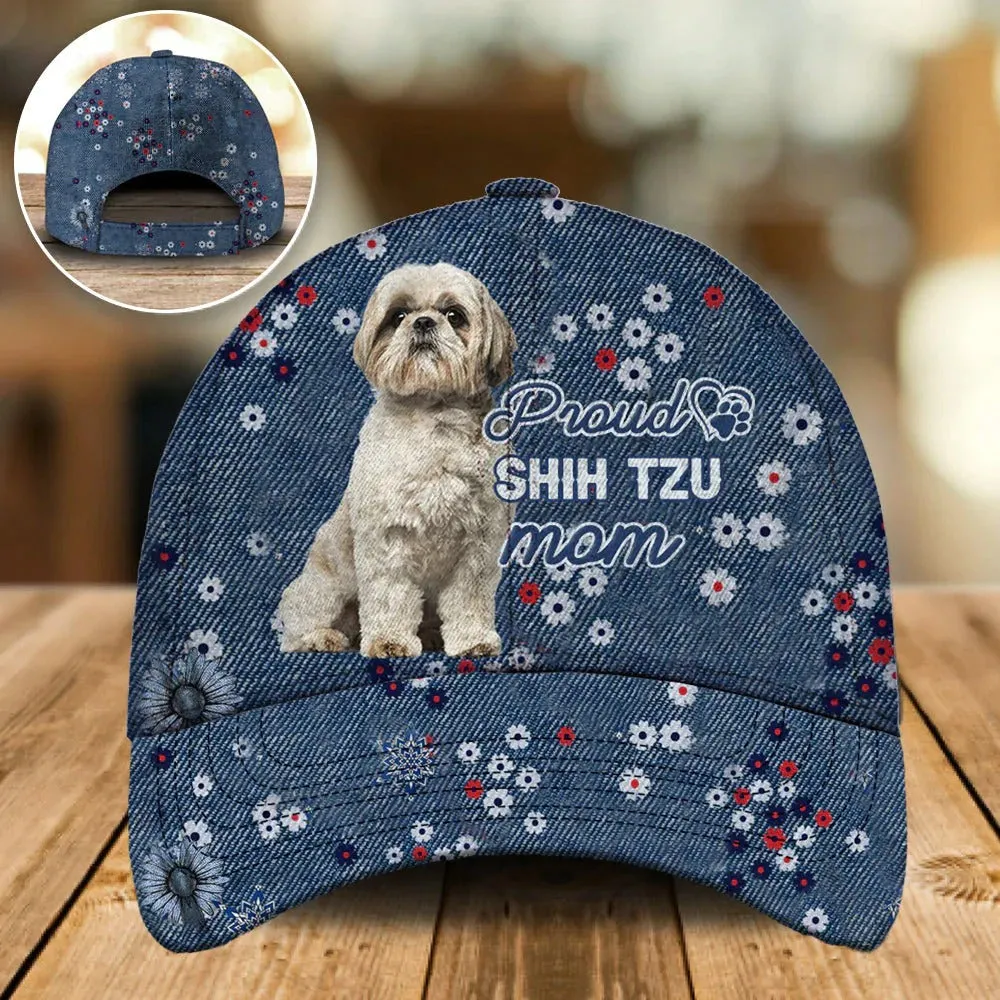 Classic Proud Dog Mom Cap, Baseball Cap Hat Proud With Dog Bread, Women'S Cap Hat