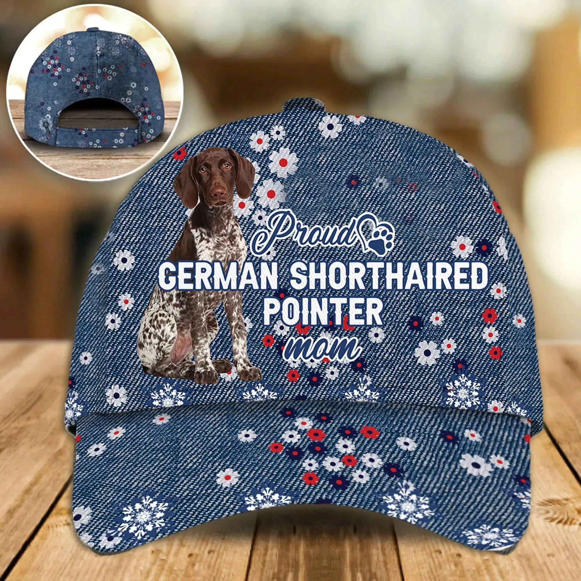 Classic Proud Dog Mom Cap, Baseball Cap Hat Proud With Dog Bread, Women'S Cap Hat