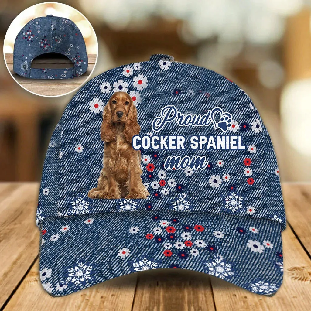 Classic Proud Dog Mom Cap, Baseball Cap Hat Proud With Dog Bread, Women'S Cap Hat