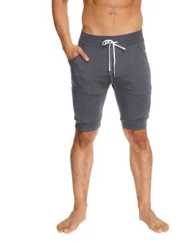 Cuffed Yoga Short (Charcoal)