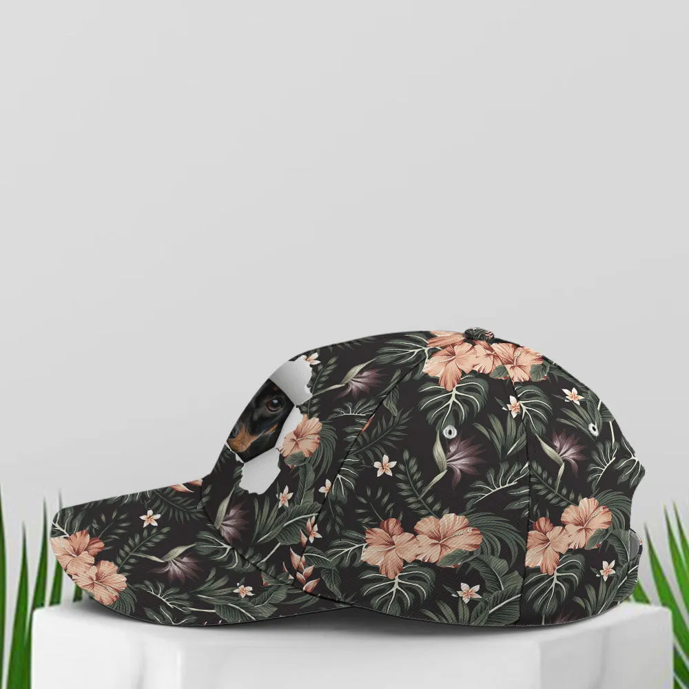Dachshund Tropical Hawaiian Baseball Cap Coolspod