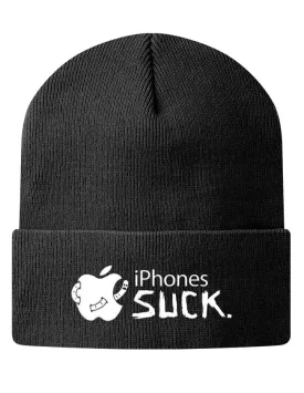 iPhones Suck Knit Beanie