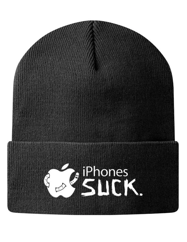 iPhones Suck Knit Beanie