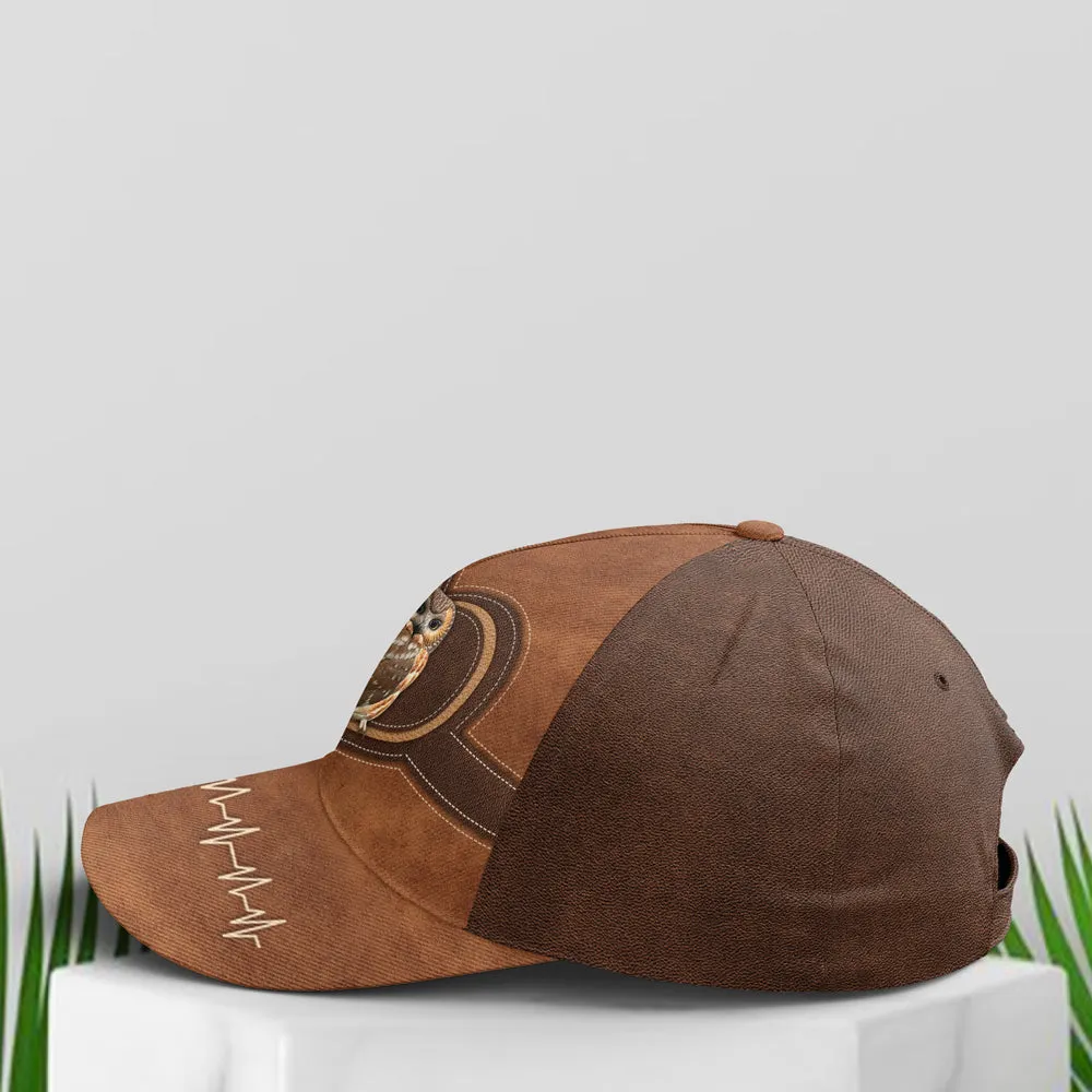 Love Owl Leather Style Baseball Cap Coolspod