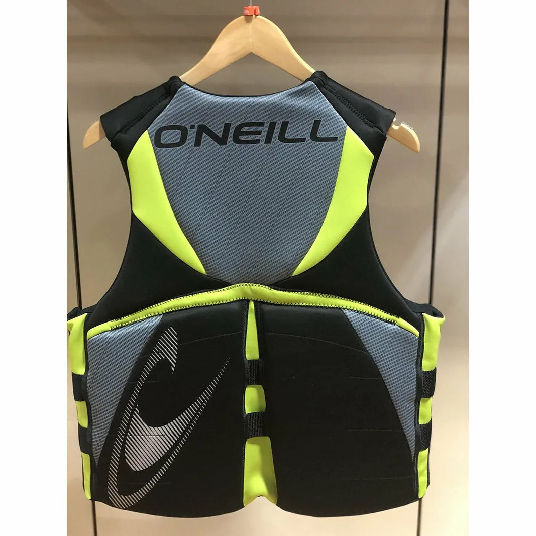 ONeill Mens Reactor USCG Vest - BLK/LUNAR/DAYGLO