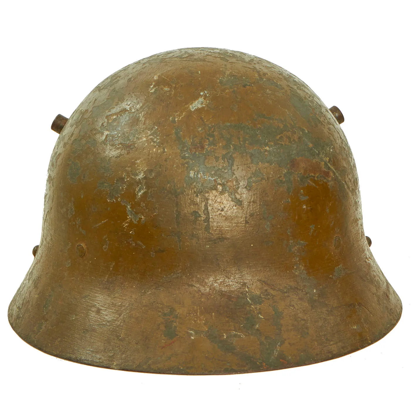 Original Czechoslovakia WWII Era Czeck M30 Helmet, Possible Spanish Civil War Used - Complete