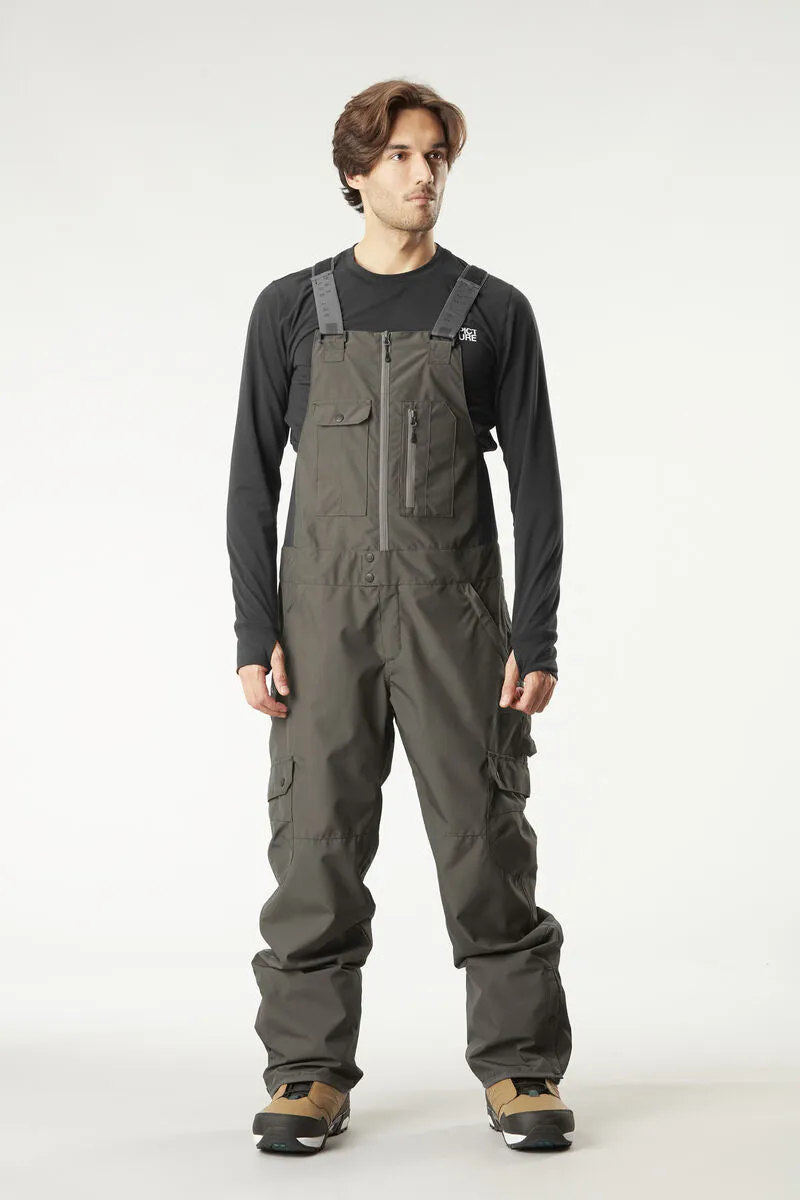 Picture Organic Testy Bib Pants Mens 2024 Raven Grey