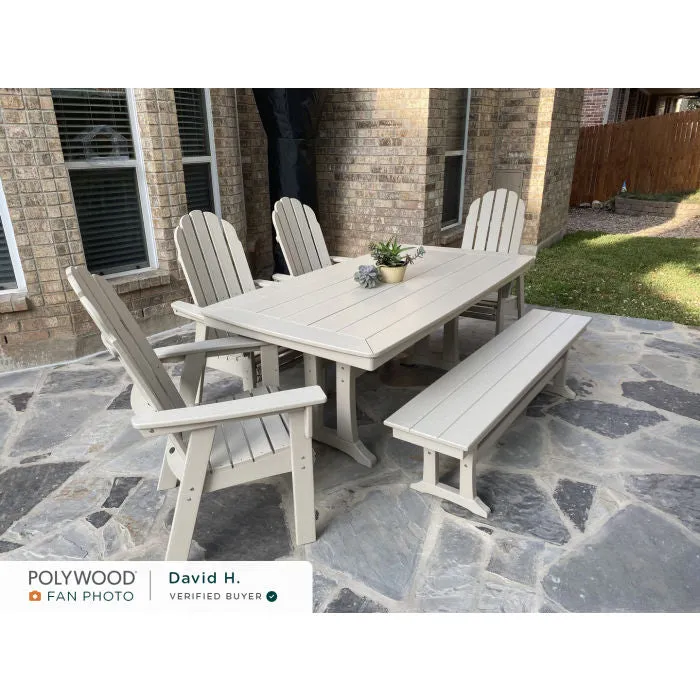POLYWOOD 73" Outdoor Dining Tables - Nautical Style