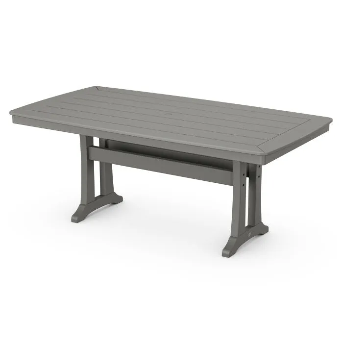 POLYWOOD 73" Outdoor Dining Tables - Nautical Style