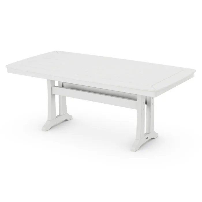 POLYWOOD 73" Outdoor Dining Tables - Nautical Style