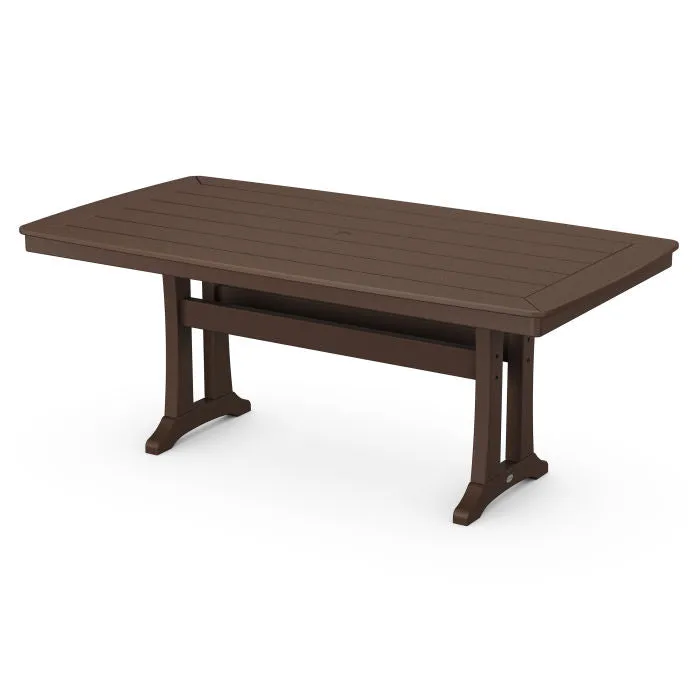 POLYWOOD 73" Outdoor Dining Tables - Nautical Style