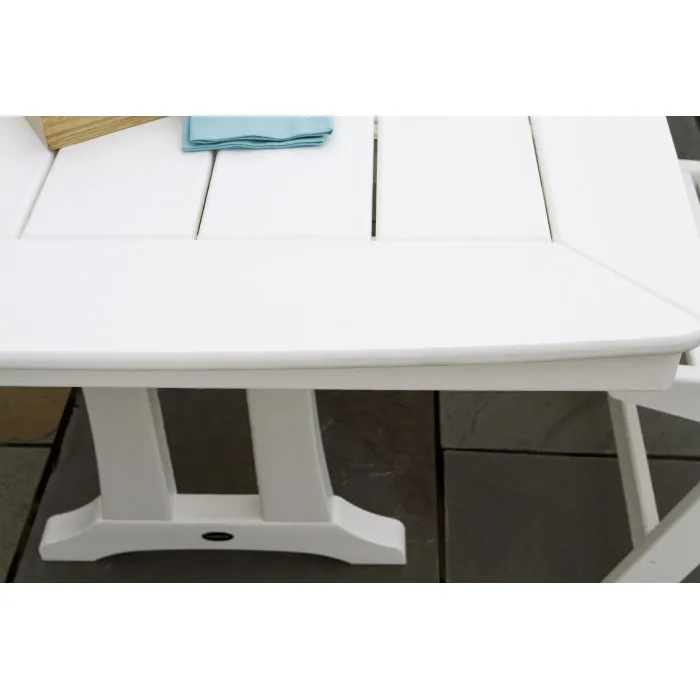 POLYWOOD 73" Outdoor Dining Tables - Nautical Style