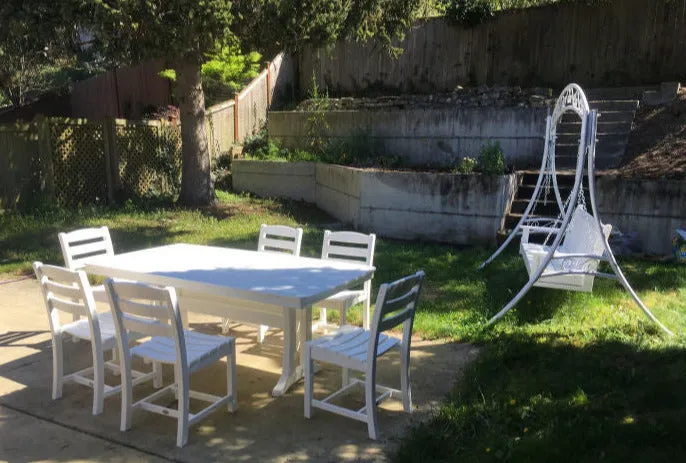 POLYWOOD 73" Outdoor Dining Tables - Nautical Style