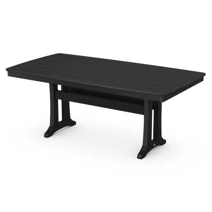 POLYWOOD 73" Outdoor Dining Tables - Nautical Style