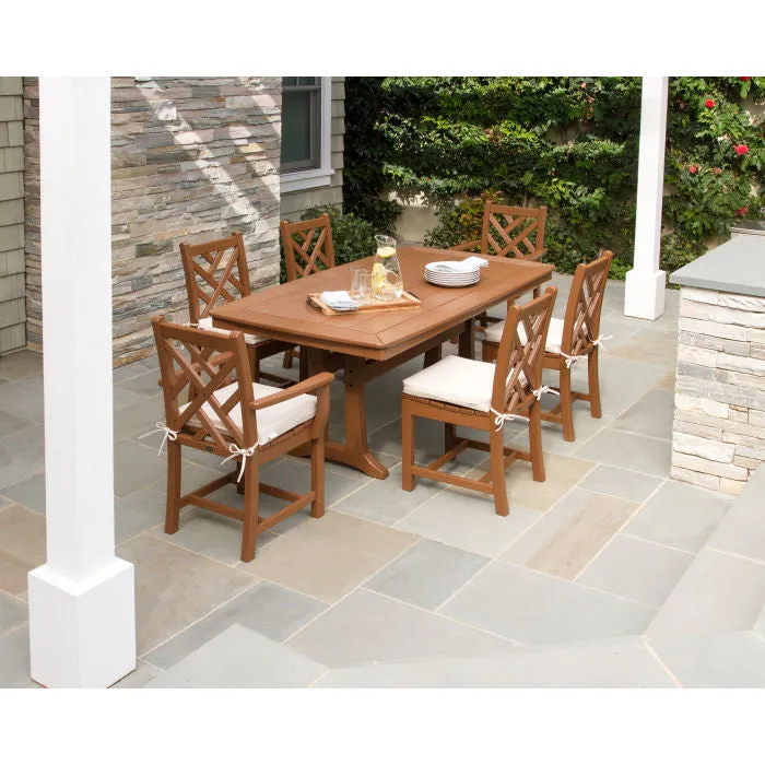 POLYWOOD 73" Outdoor Dining Tables - Nautical Style
