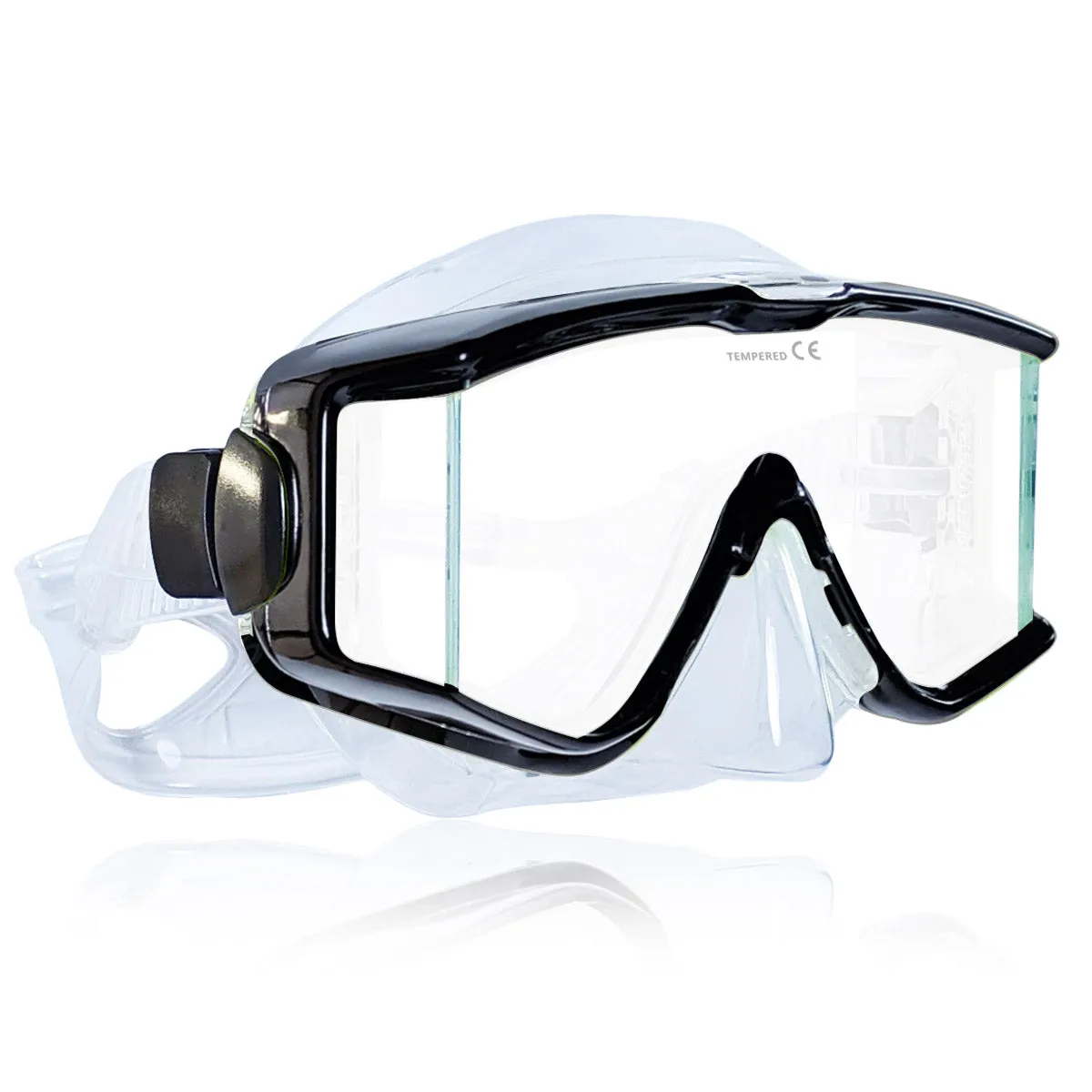 Single Lens Panoramic Mask