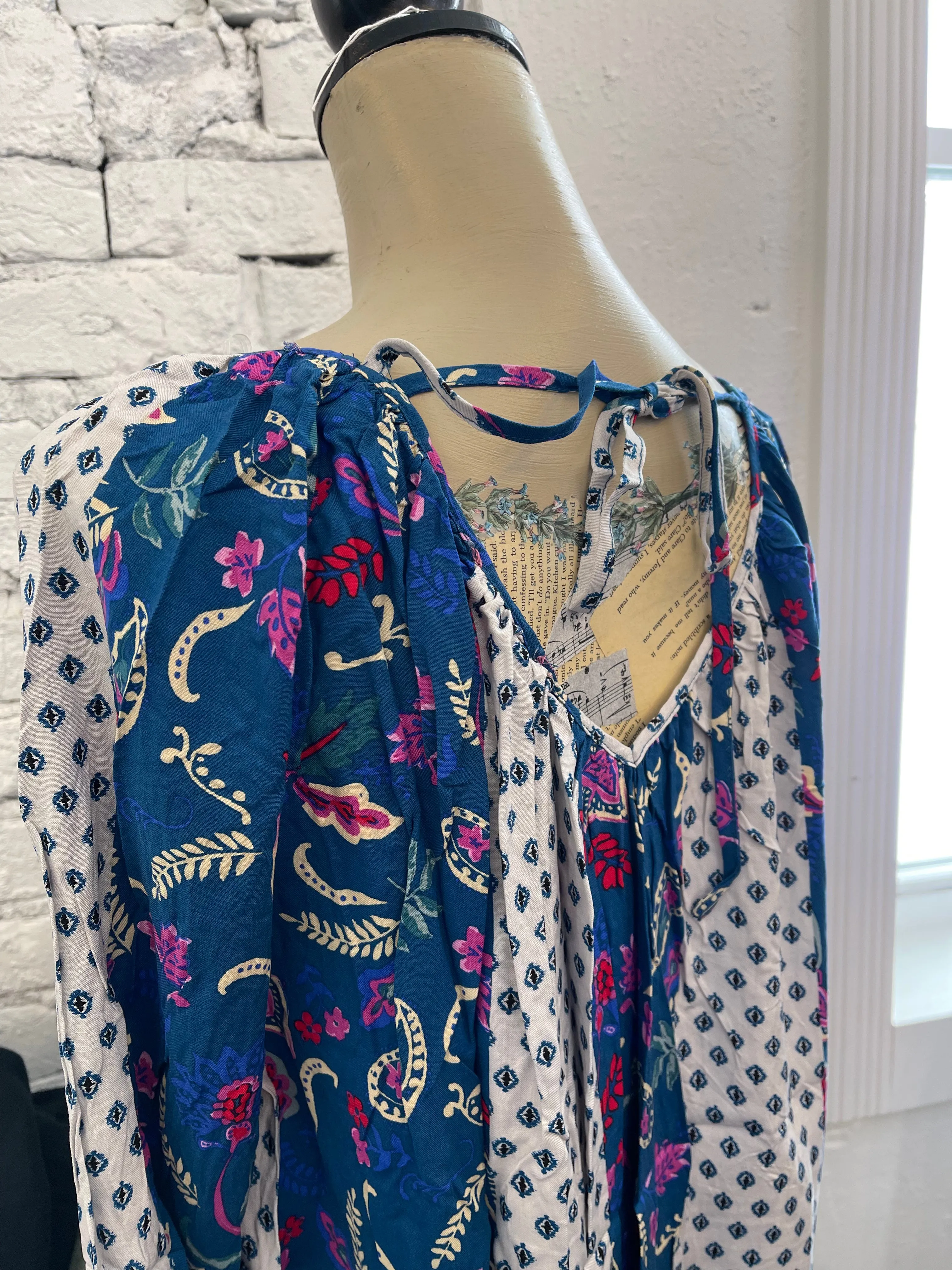 Teal Stylish Blouse