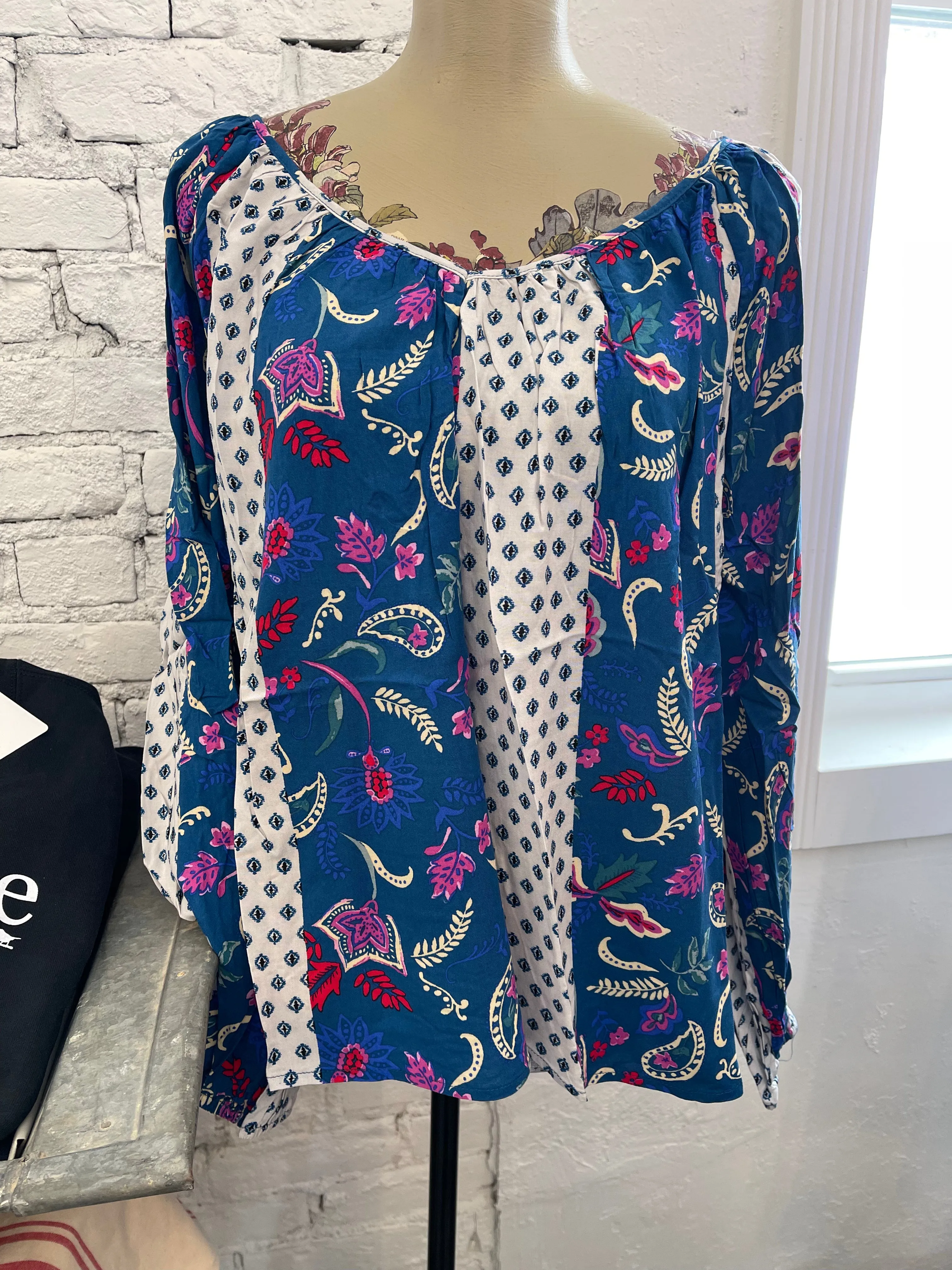 Teal Stylish Blouse