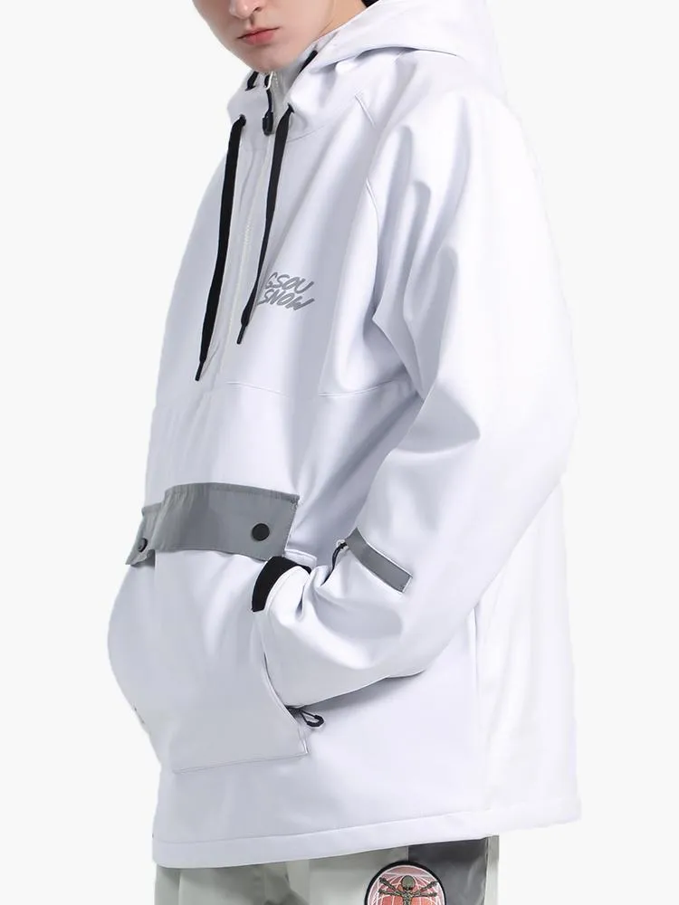 Unisex Winter 2023 Light White Waterproof Colorful Fluorescent Ski Suit