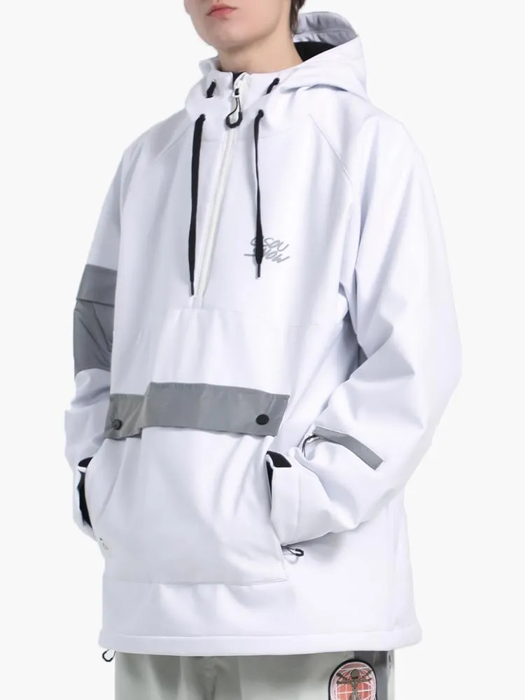 Unisex Winter 2023 Light White Waterproof Colorful Fluorescent Ski Suit