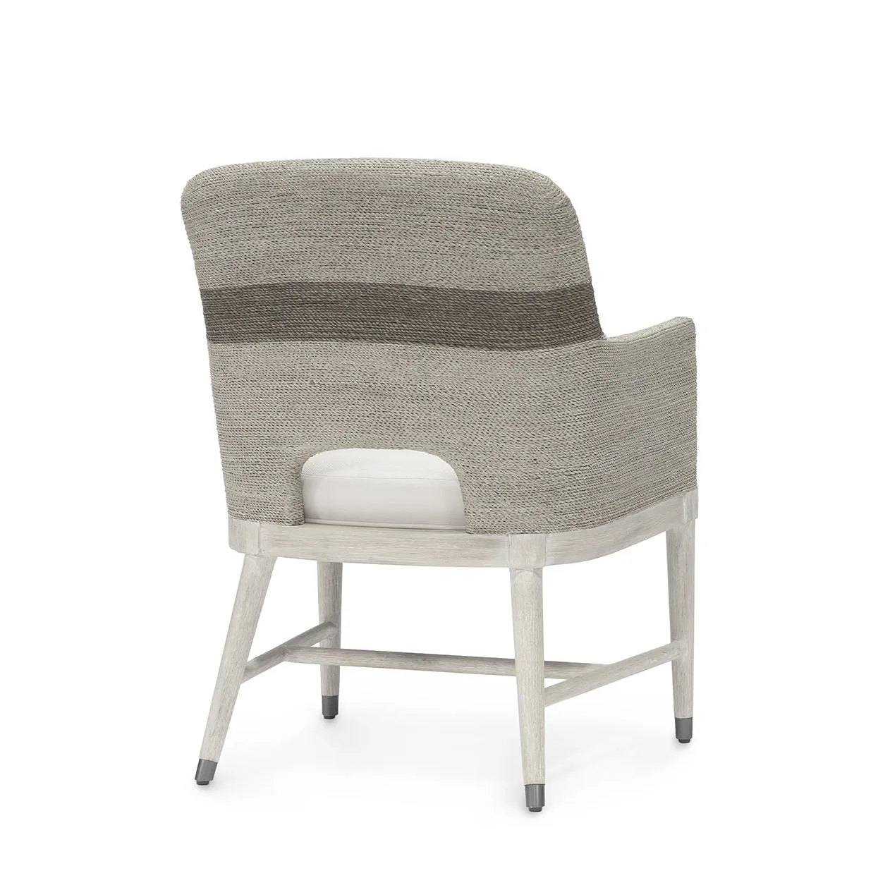 Whitewash Rope Arm Chair
